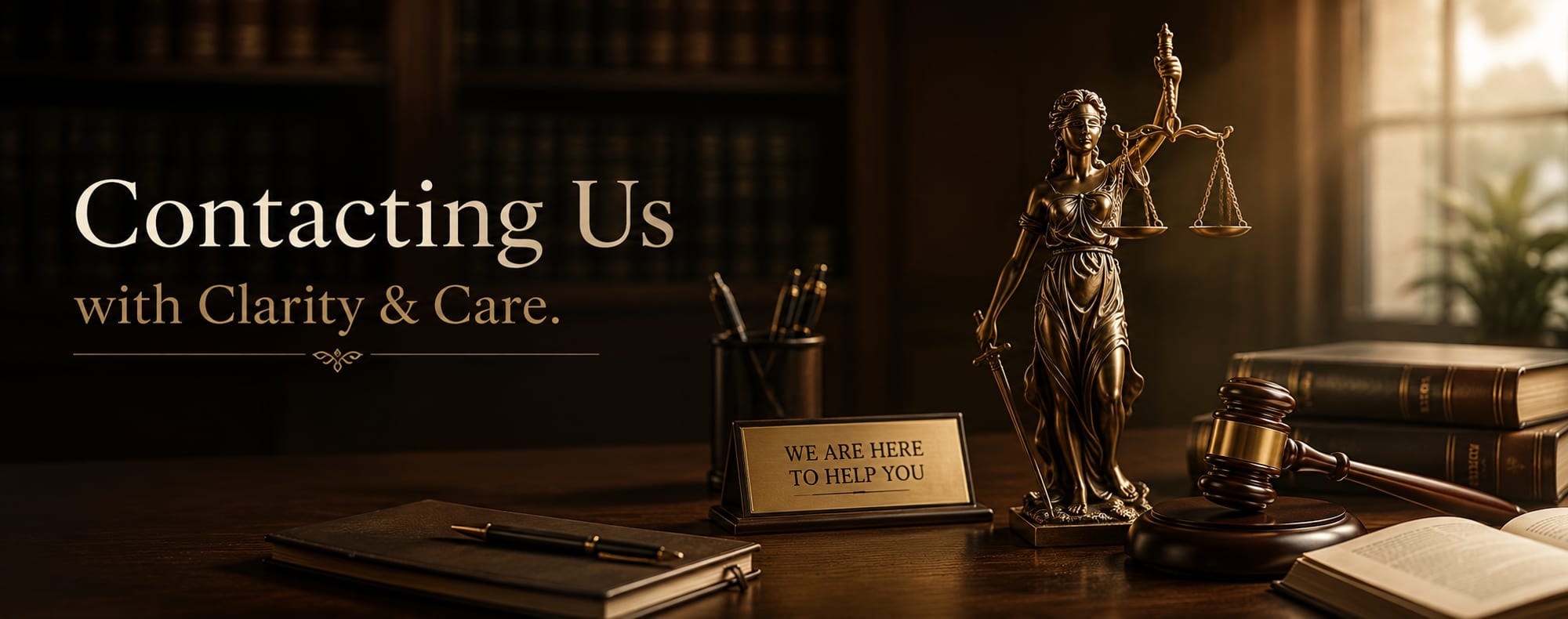 Law office contact background